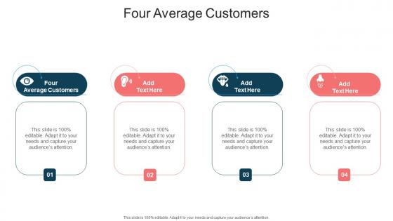 Four Average Customers In Powerpoint And Google Slides Cpb