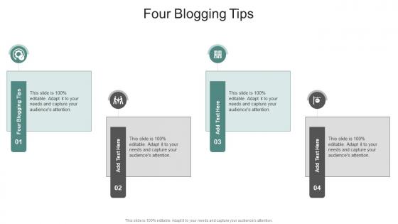 Four Blogging Tips In Powerpoint And Google Slides Cpb