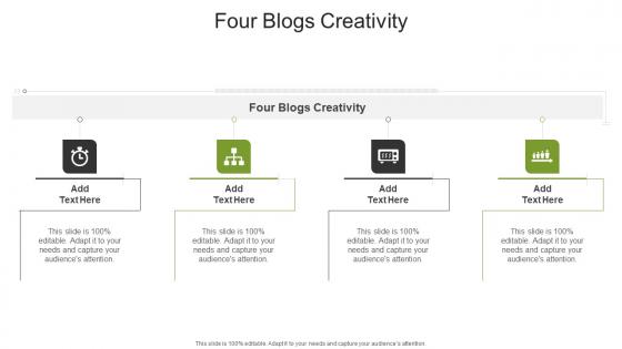 Four Blogs Creativity In Powerpoint And Google Slides Cpb