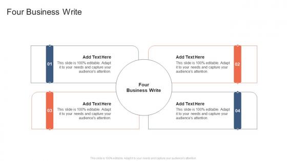 Four Business Write In Powerpoint And Google Slides Cpb