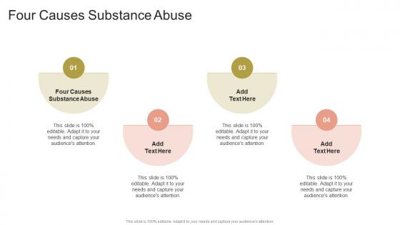 Four Causes Substance Abuse In Powerpoint And Google Slides Cpb