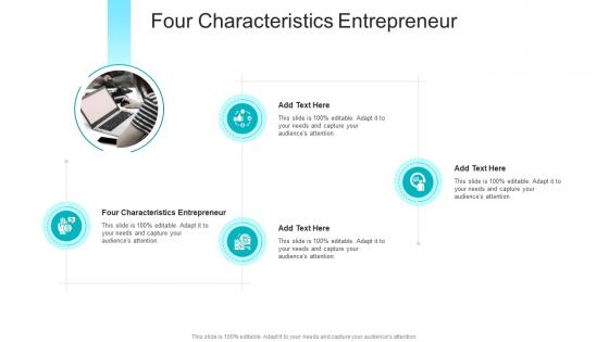 Four Characteristics Entrepreneur In Powerpoint And Google Slides Cpb