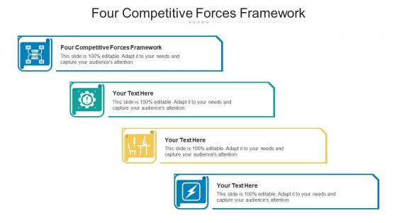 Four competitive forces framework ppt powerpoint presentation layouts pictures cpb