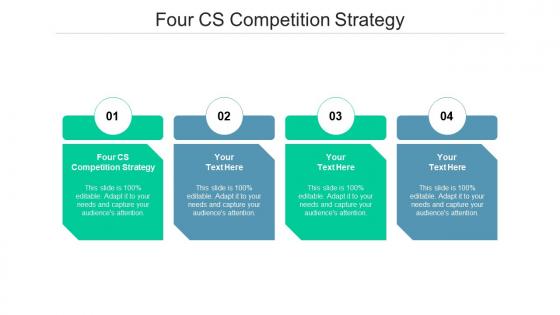 Four cs competition strategy ppt powerpoint presentation model tips cpb