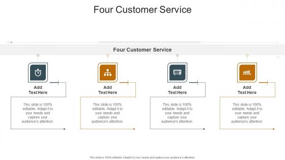 Four Customer Service In Powerpoint And Google Slides Cpb