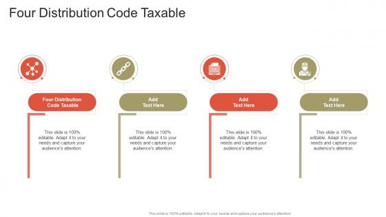 Four Distribution Code Taxable In Powerpoint And Google Slides Cpb