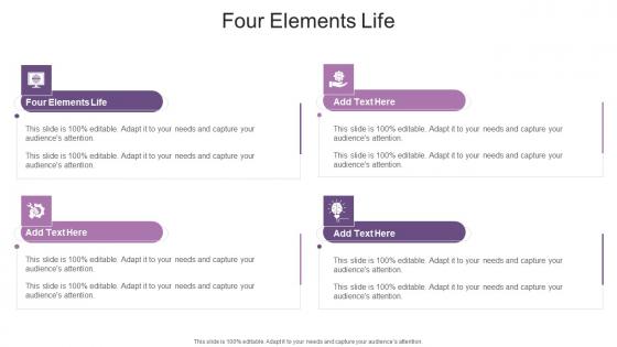 Four Elements Life In Powerpoint And Google Slides Cpb