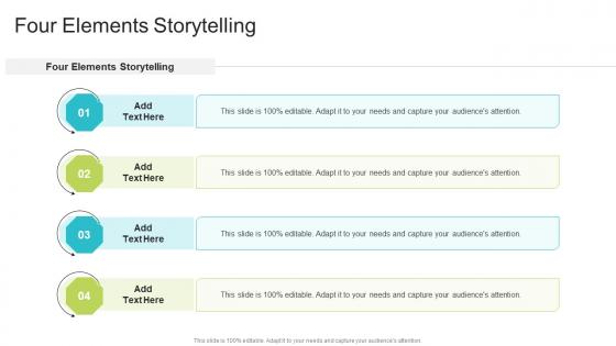 Four Elements Storytelling In Powerpoint And Google Slides Cpb