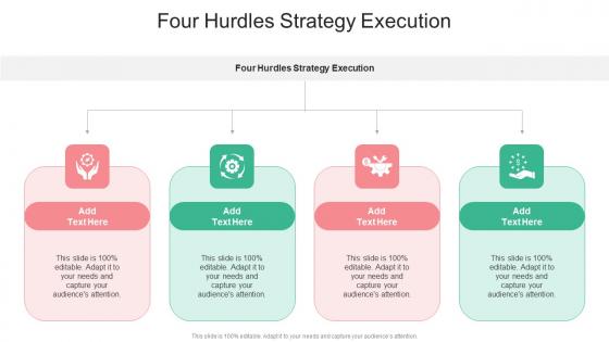 Four Hurdles Strategy Execution In Powerpoint And Google Slides Cpb