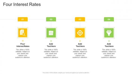 Four Interest Rates In Powerpoint And Google Slides Cpb