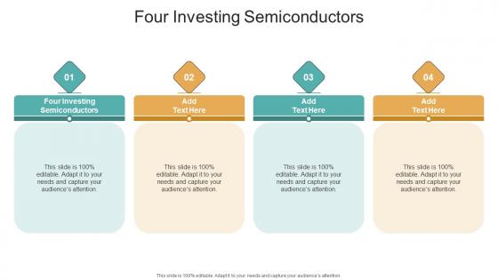 Four Investing Semiconductors In Powerpoint And Google Slides Cpb