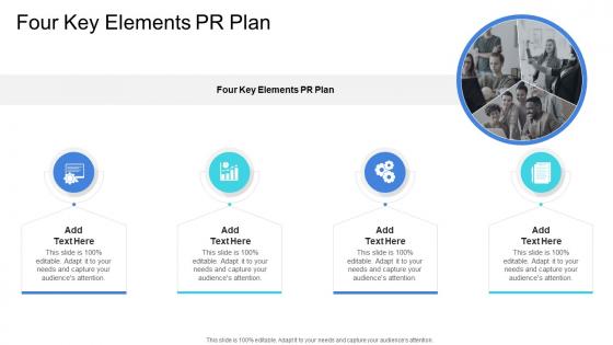 Four Key Elements PR Plan In Powerpoint And Google Slides Cpb
