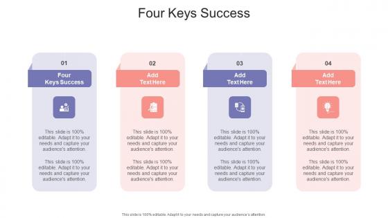 Four Keys Success In Powerpoint And Google Slides Cpb