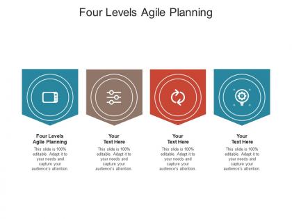 Four levels agile planning ppt powerpoint presentation pictures cpb