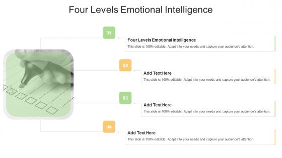 Four Levels Emotional Intelligence In Powerpoint And Google Slides Cpb