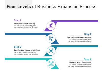 Four levels of business expansion process