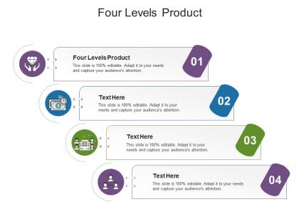 Four levels product ppt powerpoint presentation gallery guidelines cpb