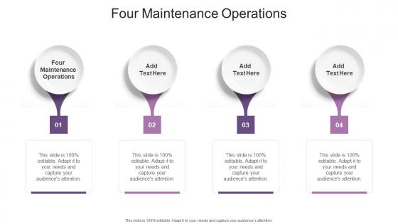 Four Maintenance Operations In Powerpoint And Google Slides Cpb