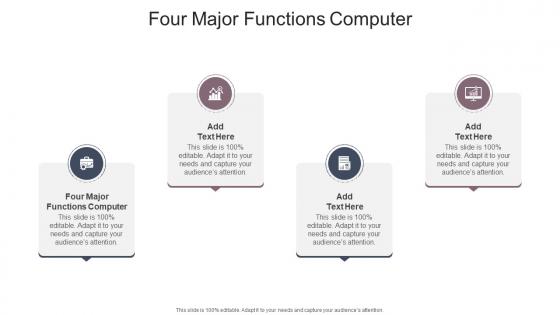 Four Major Functions Computer In Powerpoint And Google Slides Cpb