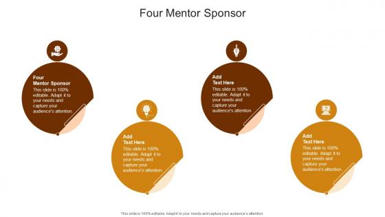 Four Mentor Sponsor In Powerpoint And Google Slides Cpb