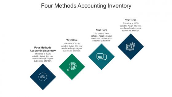 Four methods accounting inventory ppt powerpoint presentation visual aids inspiration cpb