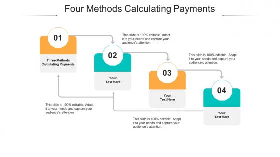 Four methods calculating payments ppt powerpoint presentation icon vector cpb