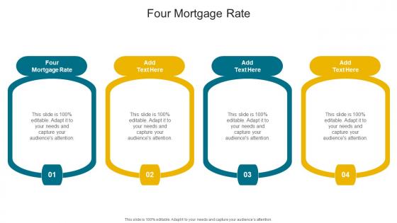 Four Mortgage Rate In Powerpoint And Google Slides Cpb