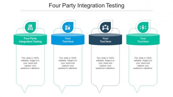 Four party integration testing ppt powerpoint presentation styles design inspiration cpb