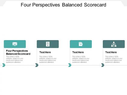 Four perspectives balanced scorecard ppt powerpoint presentation gallery template