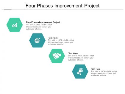Four phases improvement project ppt powerpoint presentation inspiration objects cpb