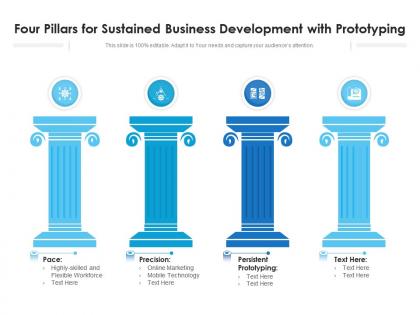 Four pillars for sustained business development with prototyping
