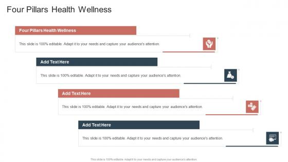 Four Pillars Health Wellness In Powerpoint And Google Slides Cpb