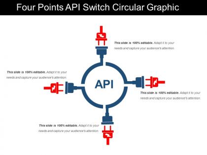 Four points api switch circular graphic