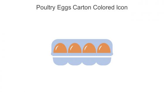 Four Poultry Eggs Colored Icon In Powerpoint Pptx Png And Editable Eps Format