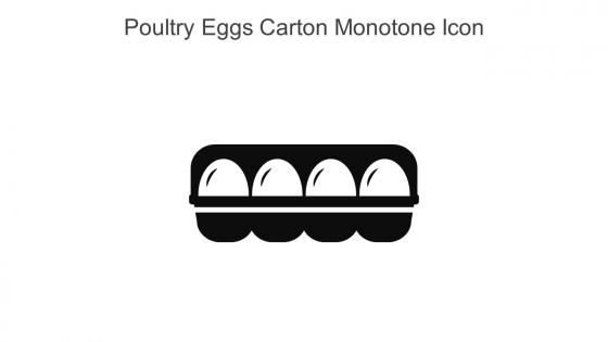 Four Poultry Eggs Monotone Icon In Powerpoint Pptx Png And Editable Eps Format