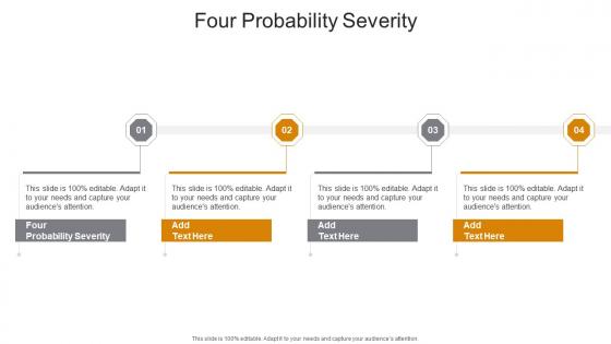 Four Probability Severity In Powerpoint And Google Slides Cpb