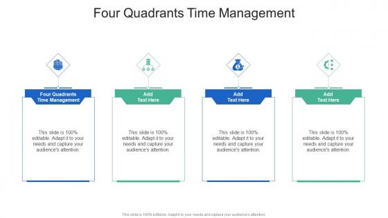 Four Quadrants Time Management In Powerpoint And Google Slides Cpb