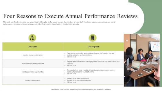 Four Reasons To Execute Annual Performance Reviews