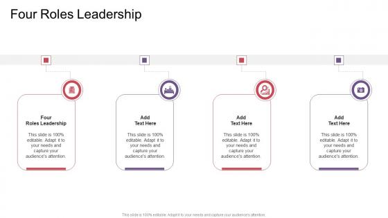 Four Roles Leadership In Powerpoint And Google Slides Cpb