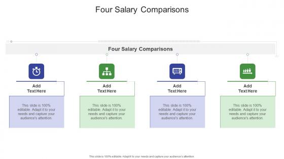 Four Salary Comparisons In Powerpoint And Google Slides Cpb