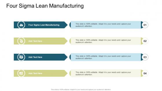 Four Sigma Lean Manufacturing In Powerpoint And Google Slides Cpb