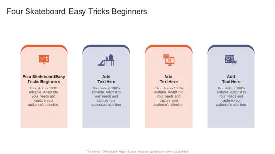 Four Skateboard Easy Tricks Beginners In Powerpoint And Google Slides Cpb