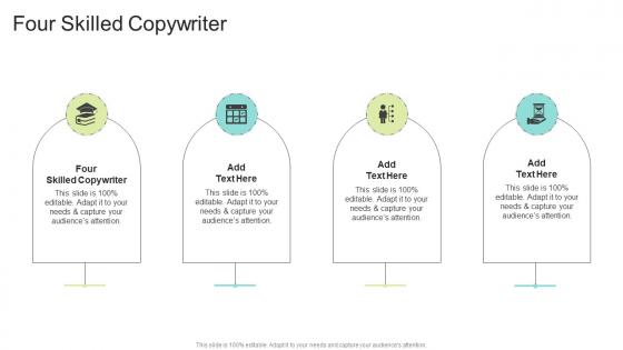 Four Skilled Copywriter In Powerpoint And Google Slides Cpb
