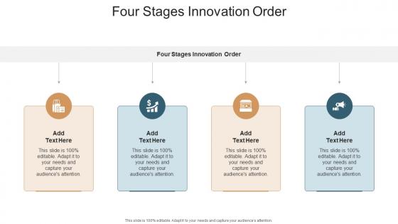 Four Stages Innovation Order In Powerpoint And Google Slides Cpb