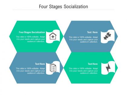 Four stages socialization ppt powerpoint presentation pictures ideas cpb