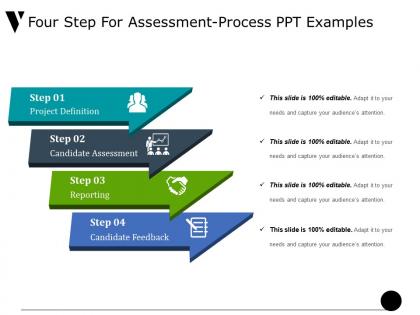 Four step for assessment process ppt examples