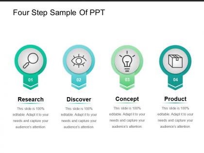 Four step sample of ppt