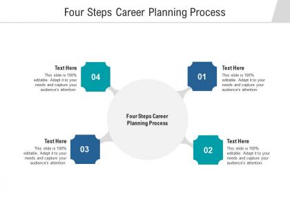 Four steps career planning process ppt powerpoint presentation slides layout ideas cpb
