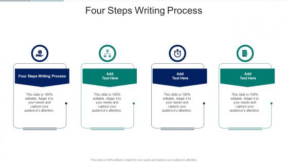 Four Steps Writing Process In Powerpoint And Google Slides Cpb