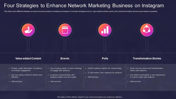 Four Strategies To Enhance Network Marketing Business On Instagram